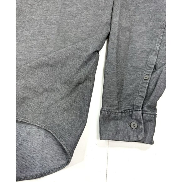 Lululemon Mens Shirt Long Sleeve Button Size XL Oxford Gray Performance Casual - Picture 5 of 10